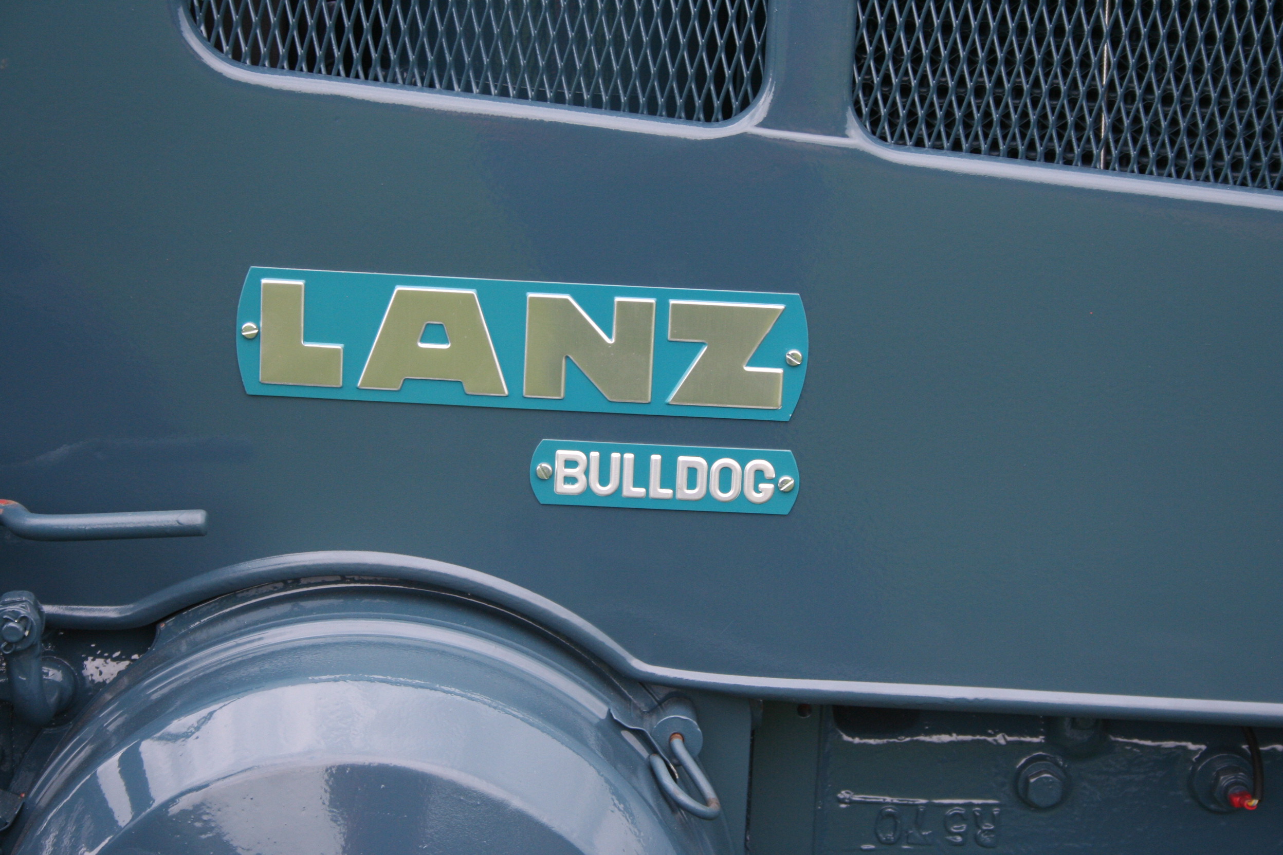 Lanz Bulldog - Schriftzug